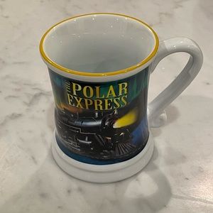 Set of 4 NEW Polar Express 3D Ceramic Hot Chocolate Mugs